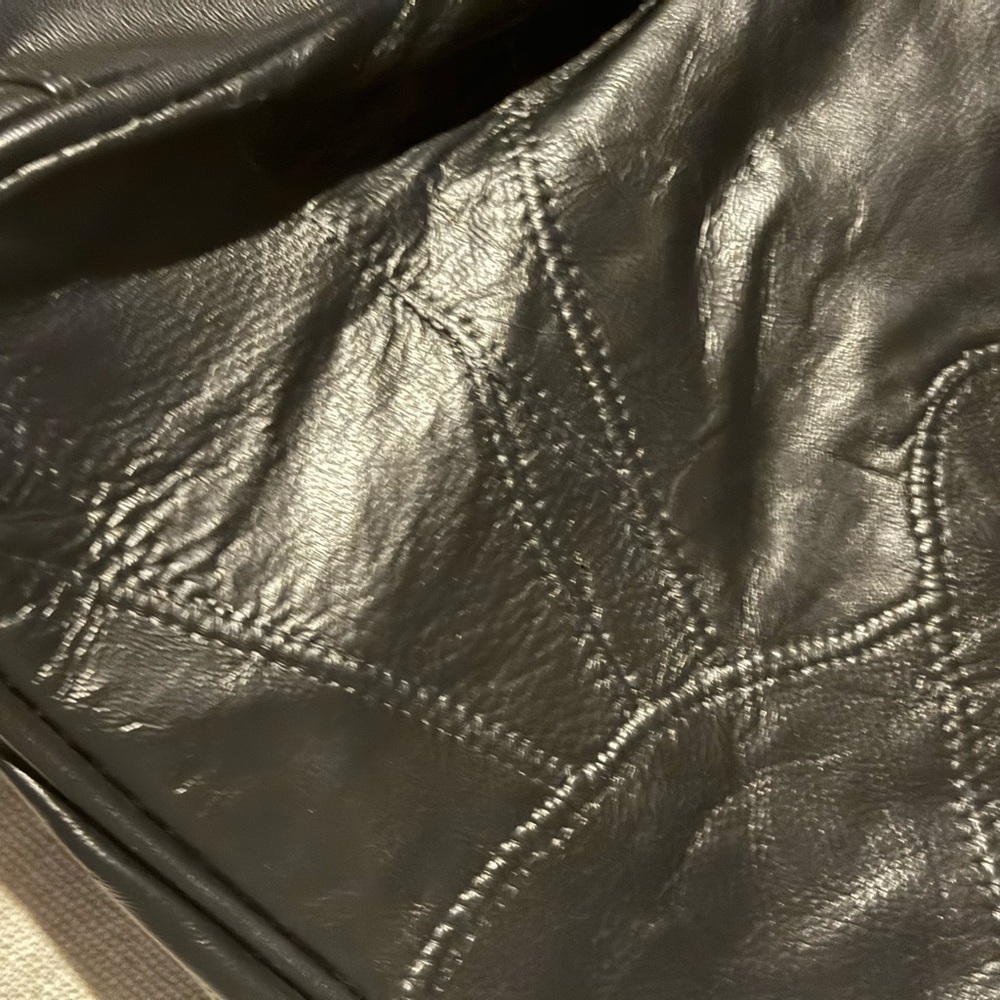 Nwot Patchwork Leather Handbag - image 4